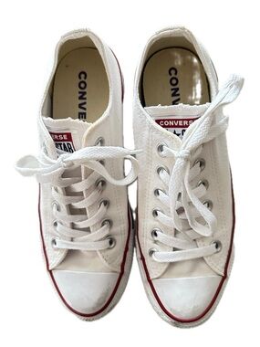 Converse All Star Chuck Taylor Low Top Ox White Sneaker Skater Unisex W7 M5